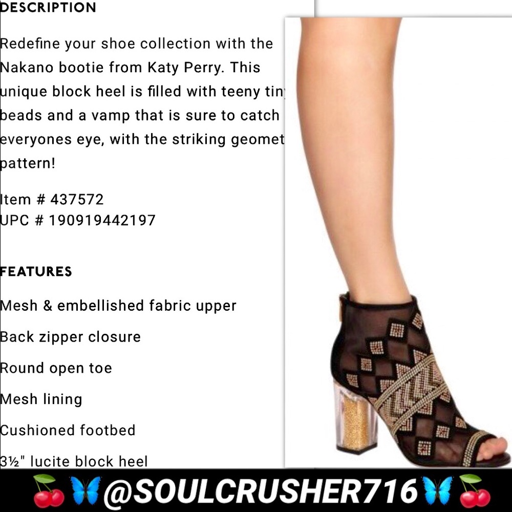 KATY PERRY• THE NAKANO ANKLE BOOTIE - Picture 7 of 8